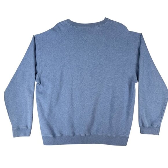 Vintage Tommy Hilfiger Sweatshirt XXL Light Blue Pullover Crewneck Mens Casual - Picture 3 of 9